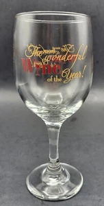 Copa de Vino El Vino Más Maravilloso del Año 7.25" Alto YK - Imagen 1 de 6