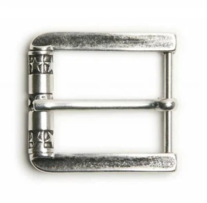 Schließe Gürtel-Schnalle Metall Dornschließe Sternenrolle Used Look Schnalle - Picture 1 of 1