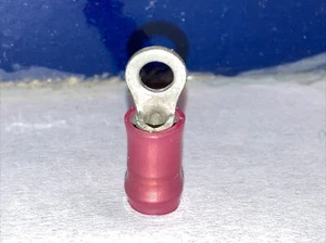 AMP 31880   22-16  #4 Stud Ring Term. Nylon Insulated Aviation Grade  100 pcs. - Picture 1 of 9