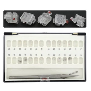 Dental Orthodontic Self Ligating Brackets Brace Ceramic Roth 022 345 Ormco DAMON - Picture 1 of 15