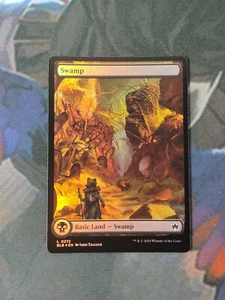 Full Art Swamp 0272 - Foil Autumn | 7% Off 2+ | Bloomburrow | NM | MTG - Picture 1 of 1