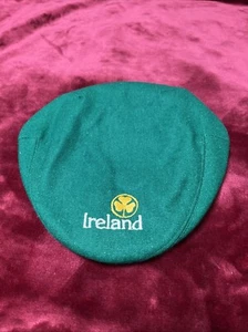 Authentic Vintage Shandon Headwear Ireland Newsboy Hat Cap Sz 7 3/8 Kelly Green - Picture 1 of 4