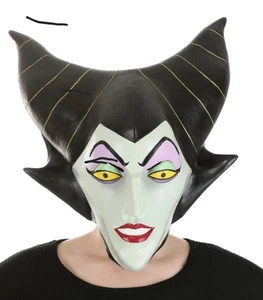Disney Villans Maleficent Erwachsene Latex Maske Dornröschen Cosplay Evil Queen N - Bild 1 von 24