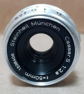 STEINHEIL MUNCHEN CASSAR S 1:2.8 50mm LENS ! J - Picture 1 of 3
