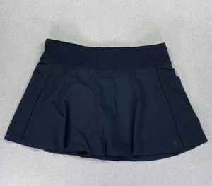 Sweaty Betty Skort Damen XL schwarz Swift Skort 4-Wege Stretch Reißverschlusstasche sportlich - Bild 1 von 17