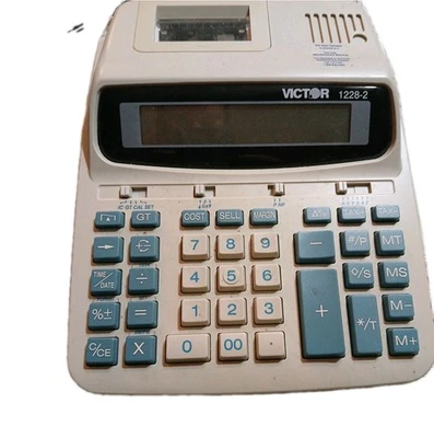 Calculadora de impresión Victor 1228-probada Foto 1 de 2
