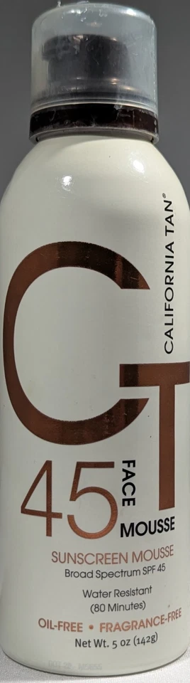 California Tan Face Mousse Water Resistant SPF 45, 5 oz - Image 1 of 1