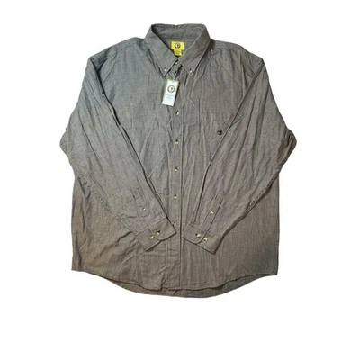 Camisa masculina Duck Head tamanho XL manga longa gola abotoada BOM PADRÃO - Imagem 1 de 4