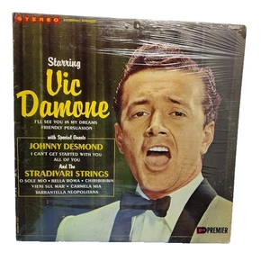 Starring Vic Damone Johnny Desmond Stradivari Strings Vinyl LP Record Unopened - Foto 1 di 5