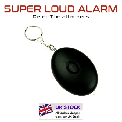 2 x Safety Security Alarm Panic Rape Attack to 140db Keyring Personal Alarm - Image 1 of 4