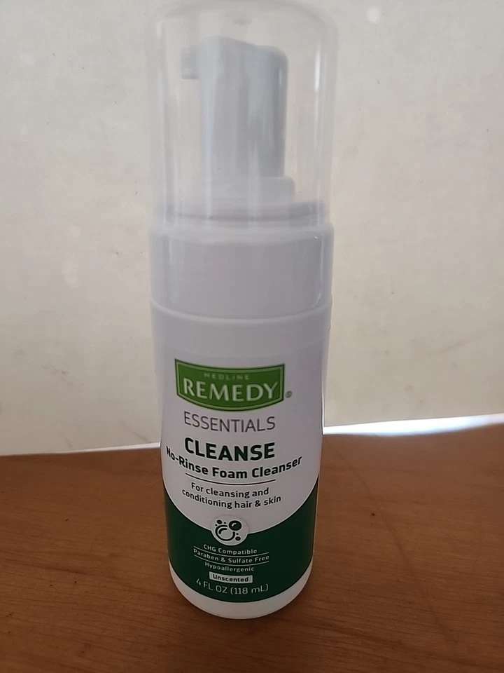 Medline Remedy No Rinse Foam Cleanser 4 FL Oz Fragrance
