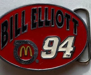 Special Edition 742 Bill Elliott 94 Mc Donald's Racing Team 1996 Gürtelschnalle  - Bild 1 von 4