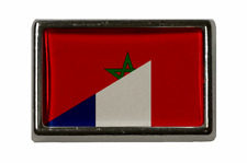Pin Marokko-Frankreich Flaggenpin Anstecker Anstecknadel Fahne Flagge
