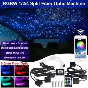Auto RGBW LED 300-1200 Sternenhimmel Starry Lichtfaser Glasfaser Optik - Bild 1 von 24