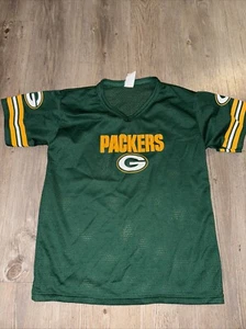 Green Bay Packers football Jersey vintage Franklin green youth Size Medium Mesh - Picture 1 of 4