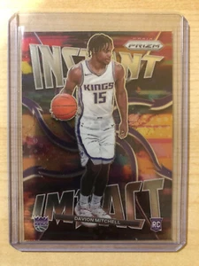 2021-22 Panini Prizm Instant Impact RC #19 Davion Mitchell - Sacramento Kings - Bild 1 von 2
