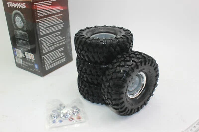 Traxxas TRX 8166 X  Reifen Chrom Felge Trail 4.6 x 1.9 Blazer TRX-4  G 500  NEU - Bild 1 von 4