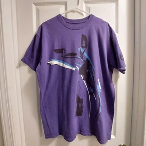 Vintage Air Jordan Michael Jordan Graphic T-Shirt Lila 90er Jumpman Gr. XL - Bild 1 von 12