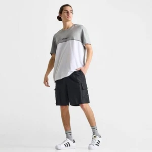 Adidas Originals Mens Cargo Lifestyle Shorts IW6342 Black L NWT $50 - Picture 1 of 5