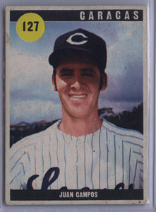 1970 Venezuela Ovenca #127 Juan Campos Caracas