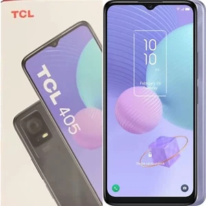 TCL 405 4G Lavender Purple 32GB + 2GB Dual-Sim Factory Unlocked OEM T506D NEW - Afbeelding 1 van 4
