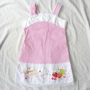 Mezzo Klavier Kleid H 120 cm rosa-weiß Obst kariert Kinderkleidung - Bild 1 von 24