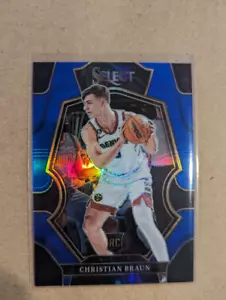 2022-23 Select Prizms Blue #195 Christian Braun - Casi nuevo - Imagen 1 de 1
