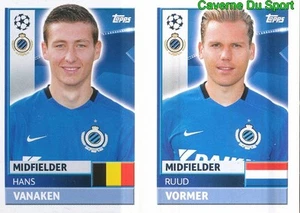 BRU12-13 VORMER HANS VANAKEN CLUB BRUGGE KV STICKER CHAMPIONS LEAGUE 2017 TOPPS - Picture 1 of 1