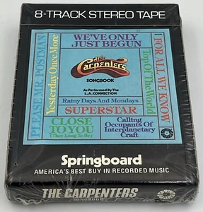 The Carpenters Songbook 8-Track Cartridge 1977 (NEW+SEALED) - Picture 1 of 2