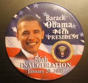 2009 BARACK OBAMA INAUGURATION campaign pin pinback button political joe biden - Picture 1 of 2
