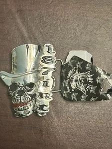 Hebilla de cinturón 187 Inc ""Cráneo Lincoln"" nueva con etiquetas - Imagen 1 de 5