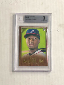 RONALD ACUNA JR 2018 Topps Gallery CANVAS SP RC #140! BGS MINT 9! CHECK MY ITEMS