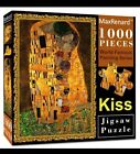 Pocałunek Puzzle MaxRenard Gustav Klimt 1000 sztuk Słynny obraz