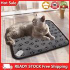 Electric Heated Cat Beds Winter Gifts Paw Print 110V US Plug for Indoor Outdoor