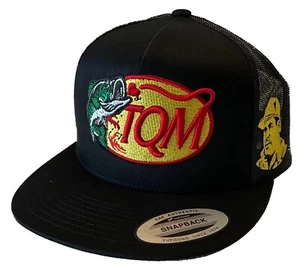 TQM HAT Y EL CHAPO GUZMAN 2 LOGOS MEXICO HAT COLOR BLACK MESH SNAPBACK - Picture 1 of 3