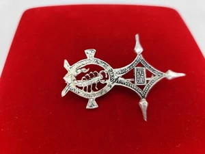 INSIGNE,BROCHE  AFRIQUE DU NORD ARGENT - Picture 1 of 2