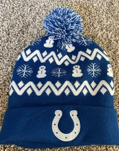 Indianapolis Colts New Main Gate Knit Hat Sideline Beanie Stocking Christmas Cap - Picture 1 of 8