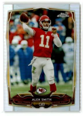 2014 Topps Chrome #54 Alex Smith Refractor - Image 1 of 2