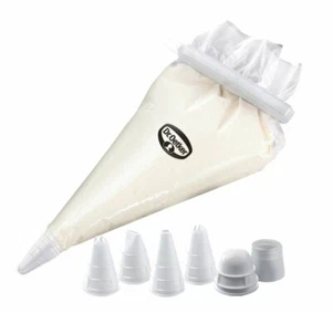 Dr. Oetker 10er Set Spritzbeutel 39cm Kunststoff inkl. Tüllen Backen Backzubehör - Bild 1 von 6