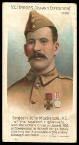 Taddy - 'V.C. Heroes - Boer War (61-80)' (1901) - Major John Mackenzie V.C. - Picture 1 of 2