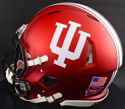 INDIANA HOOSIERS NCAA Riddell Speed Full Size AUTHENTIC Football Helmet - Image 1 of 4