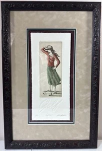 “First Tee” /200 Etching Signed Bruce Langton 23x15” - Picture 1 of 3