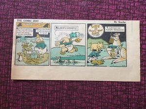  #02  THE COMIC ZOO CHUBBY 'N' TUB by Scarbo Sunday Strip March 24, 1940  - Picture 1 of 1