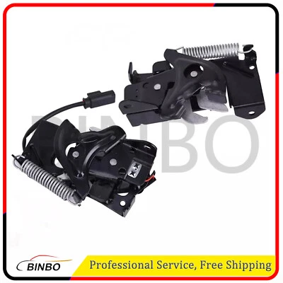 For Mini Cooper Clubman F54 F55 F56 F57 Pair Set of 2 Lower Hood Locks - Image 1 of 4