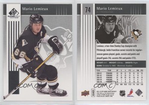 2011-12 SP Game Used Edition Mario Lemieux #74 HOF