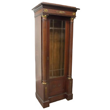 Vitrine Cabinet, Display Empire Style Mahogany, Vintage, 20th C.,  Gorgeous!