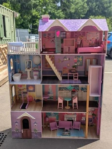 Smyths Large 165cm Wooden Dollhouse – Pre-Owned - Picture 1 of 11