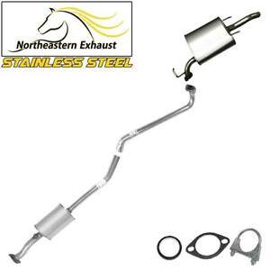 Direct Fit Stainless Steel Exhaust System Kit fits: 95 - 97 Toyota Corolla Prizm