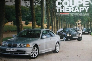 Original 1996 AUTOCAR Group Test BMW 328 Ci MERCEDES CLK 230 ALFA GTV V6 406 V6 - Imagen 1 de 2