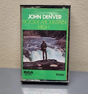John Denver Rocky Mountain High Cassette RCA Records 1972 1st Edition - Picture 1 of 4